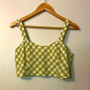 Aerie Gingham Crop Top